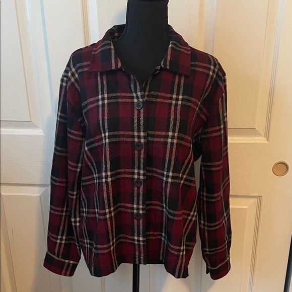 Christopher & Banks Jackets & Blazers - Christopher & Banks Shacket Plaid Jacket XL